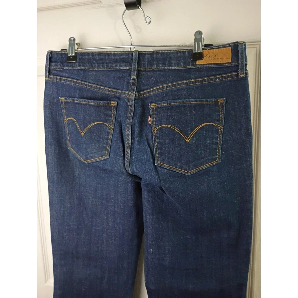 Levis San Francisco 31/12 Demi Curve Blue Denim Classic Boot Cut Denim Jean